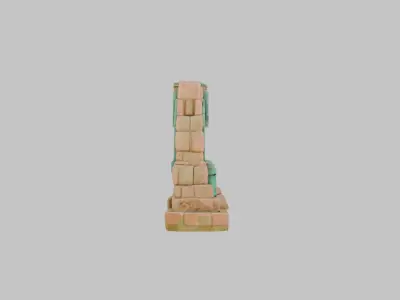 Ceremonial Archway 3D Model Low-poly 3D model