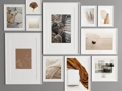 Art Frame 302 Low-poly 3D model