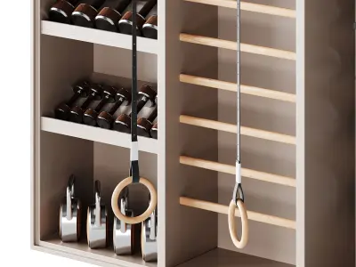 Gym equipment 03 3D model