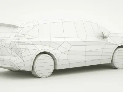 Generic VAN v7 Low-poly 3D model