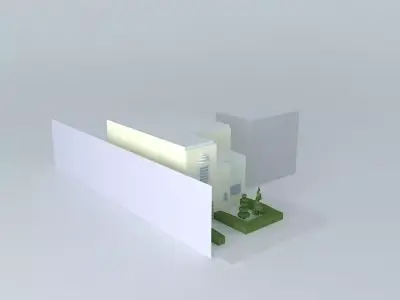 art deco building Free 3D model