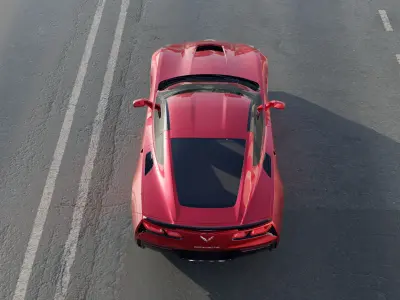 Corvette car model 3D model
