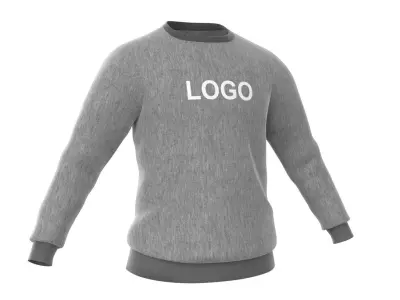 Sweatshirt T-Shirt Cloth Mockup 3D model