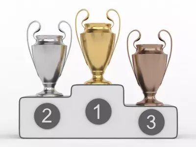 Cups Trophy 3D model 29