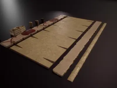 building 16 Low-poly 3D model