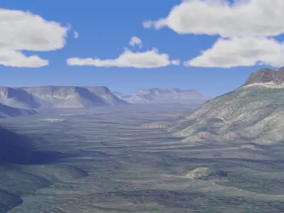 Mountains - Jamison Valley 3D model