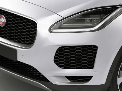 Jaguar E-pace 2018 3D model