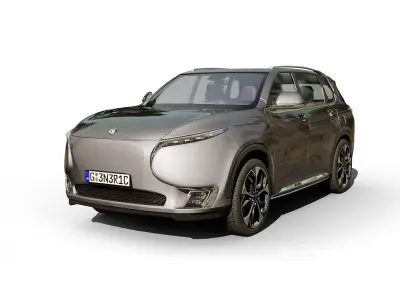 Generic SUV v17 Low-poly 3D model