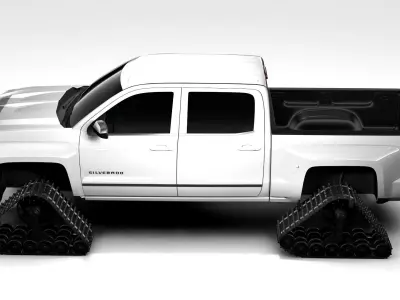Chevrolet Silverado LTZ Z71 Crawler 2017 3D model