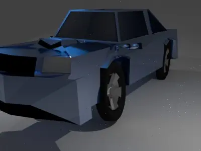 Toy car 3D model get