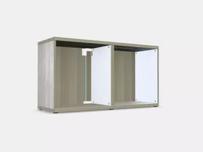 BESTA TV bench 83 3D model