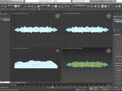Bunch of grapes vine Decor 3D model 3D model