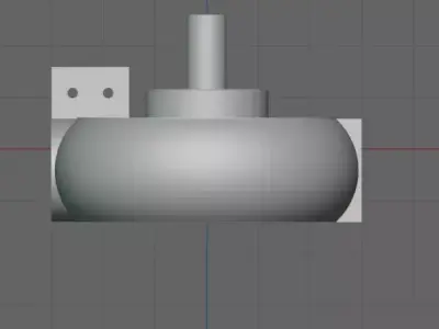 small supercharger 3D print model