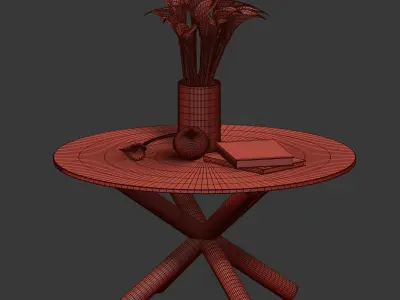 Coffee Table Pavlova West Elm  3D model