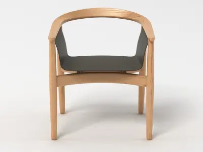 Zeitraum Pelle Chair 3D model