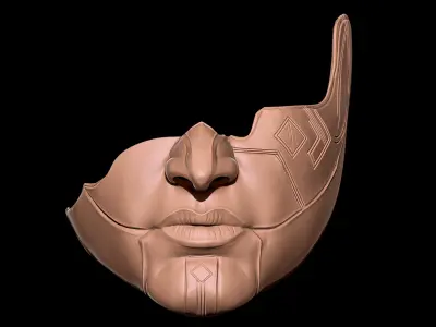 ALICIA MASK - Clair Obscur Expedition 33 Fan Art -  3D Print  3D print model