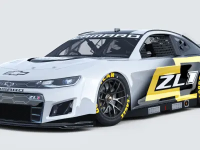 Chevrolet Camaro Nascar NextGen 2022 Template 3D model