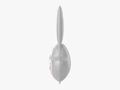 Rabbit decoration foil balloon 14 3D model