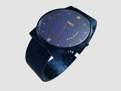 wrist watch Low-poly 3D model