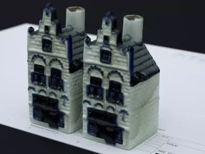VINTAGE DUTCH DELFT HOUSE 20 2024 3D model