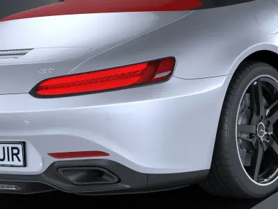 Mercedes AMG GT Roadster 2017 3D model