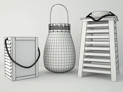 Lanterns by ZARA HOME 3D model