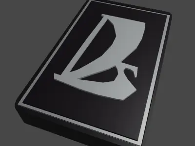 Lada logo  low poly export ready Low-poly 3D model