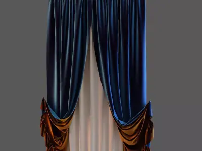 Blue Cloth Free 3D model