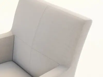 Bolier Rosenau Armchair 50015 3D model