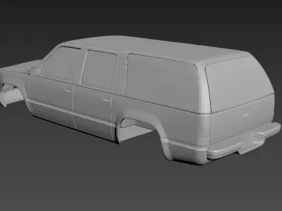 Chevrolet Suburban 1999 Body For Print 3D print model