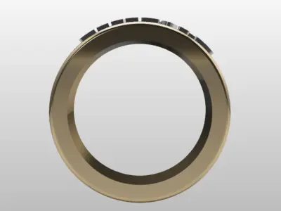 EZRA MEN RING 3D print model