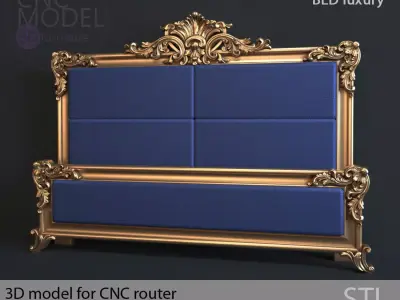 BED luxury for CNC router 3D model