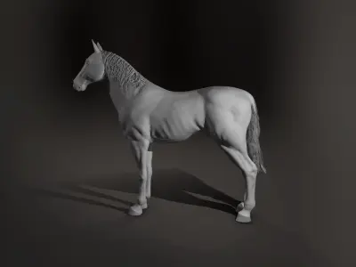 Horse 3D model