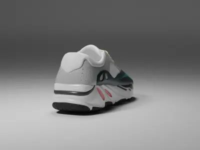 3d adidas Yeezy Boost 700 shoes Free 3D print model