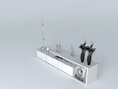 rack tv Free 3D model