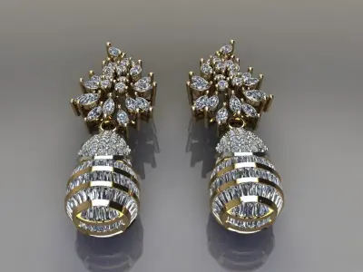 FASION EARING  3D model