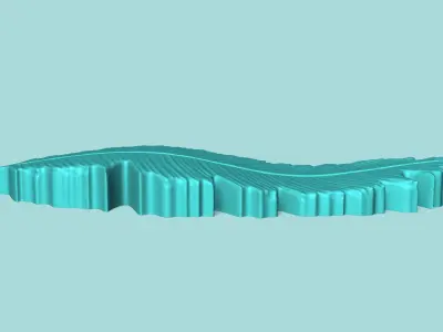 Tropical Leaf - Silicone Mold Maker - Template 3D print model