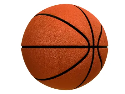 Realistic Basketball Low-poly 3D model