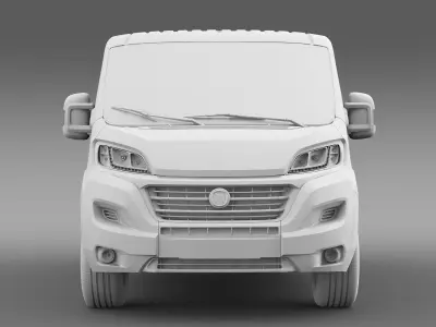 Fiat Ducato Panorama L2H1 2017 3D model