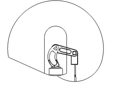 Small robotic hand 3D model