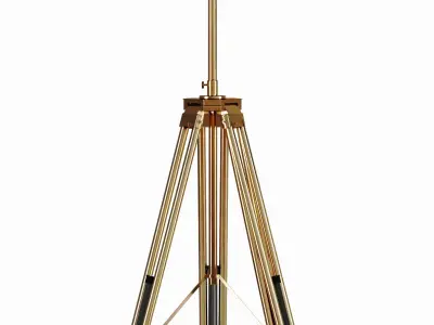 Webcam Light Stand 3D model