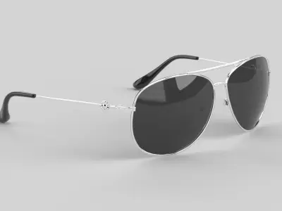 Carmel Eyewear Glasses Low-poly 3D model