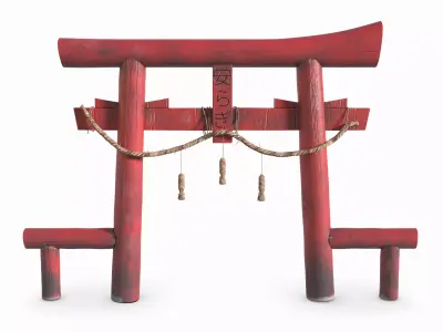 Torii Gate 3D model