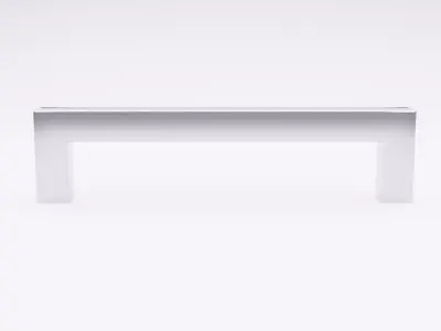 Modern Realistic Metal Drawer Furniture Handle Free 3D model