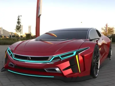 Sport Car Concept 3D model