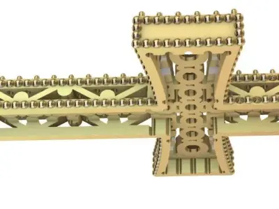 Colgante cruz 3D print model