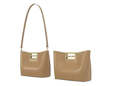Fendi Way Tote Bag Low-poly 3D model