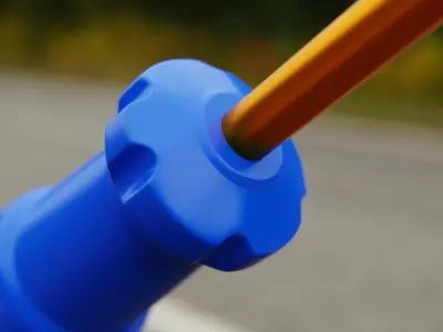 Realistic Phillips Screwdriver - Game Ready Low Poly Low-poly 3D model