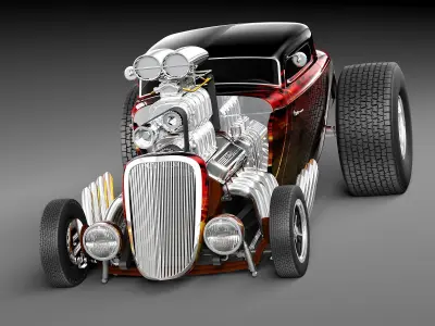 1934 HotRod Custom 3D model