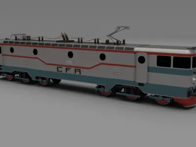 Locomotive collection train 3D model